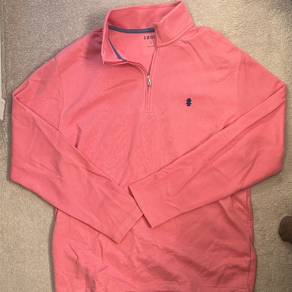 Izod Other - Izod Men’s Coral Quarter-Zip Pullover